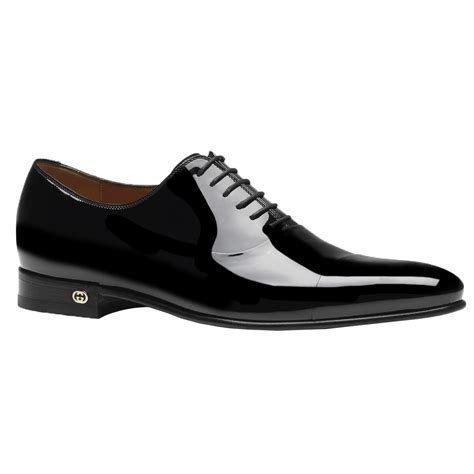 gucci patent leather shoes men's|Gucci lace up shoes.